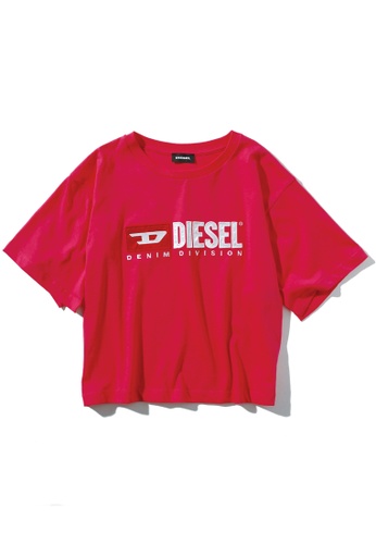 Diesel pink Girl's Short Sleeve T-shirt 64AB2KAEFD73BDGS_1