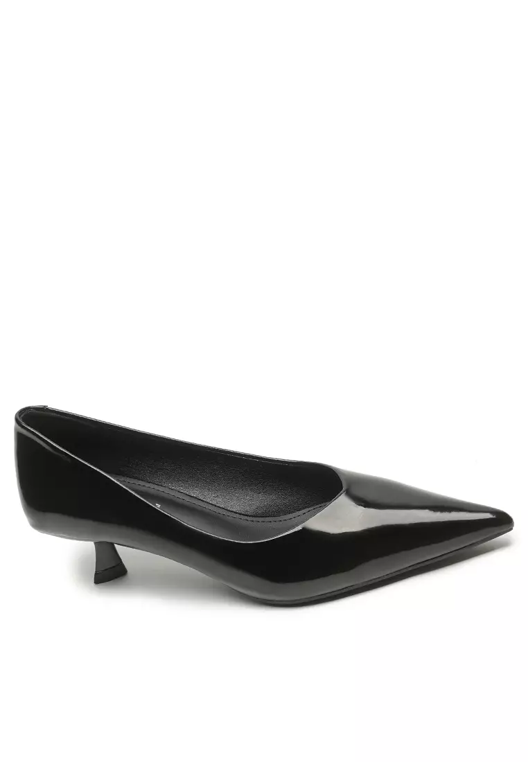 Discount on Twenty Eight Shoes  shoes - SKU: 4.5CM Pointed Kitten Heel Pumps WW739-1