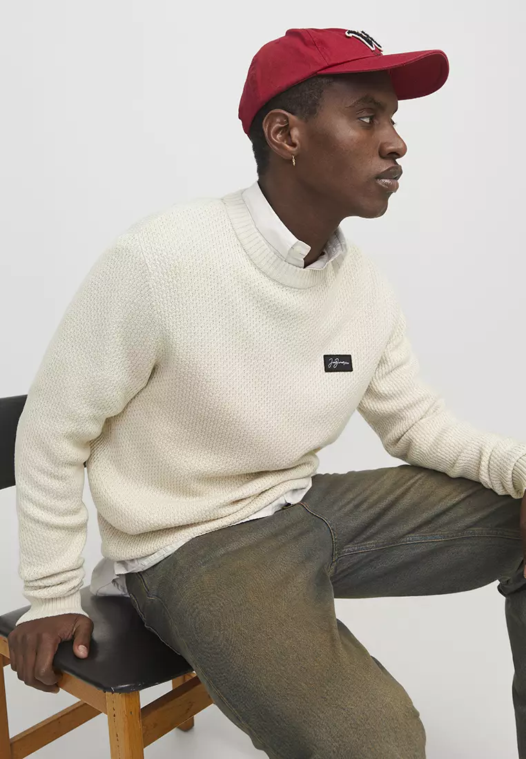 Portland Badge Knit Sweatshirt