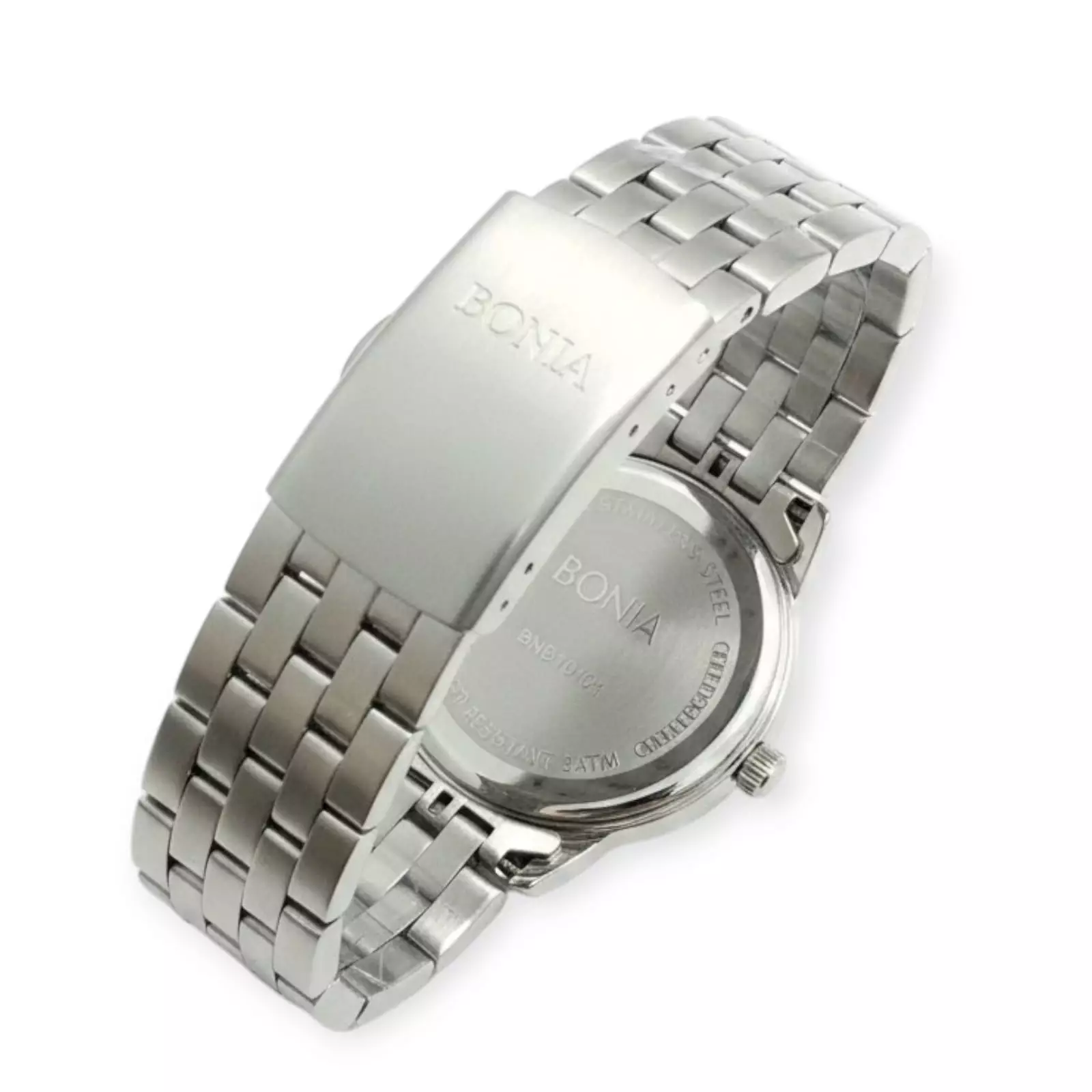 Bonia BR10101-2331 Silver Dasar Hitam Cewek