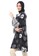 Evernoon black Tunik Batik Modern Motif Koin Atasan Wanita Muslimah Fashionable - Hitam 7CB5BAAA725253GS_4