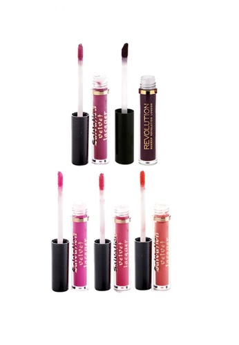 Shop Makeup Revolution Makeup Revolution Velvet Lip Lacquer Bundle