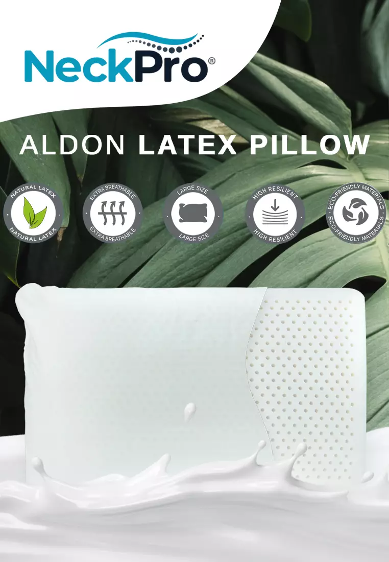 Buy Neckpro NeckPro Aldon Natural Latex Large Size Pillow 1