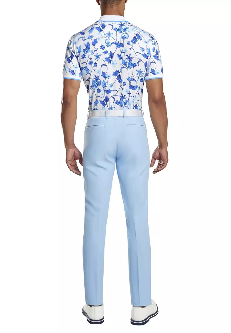 Men's Printed Floral Polo
