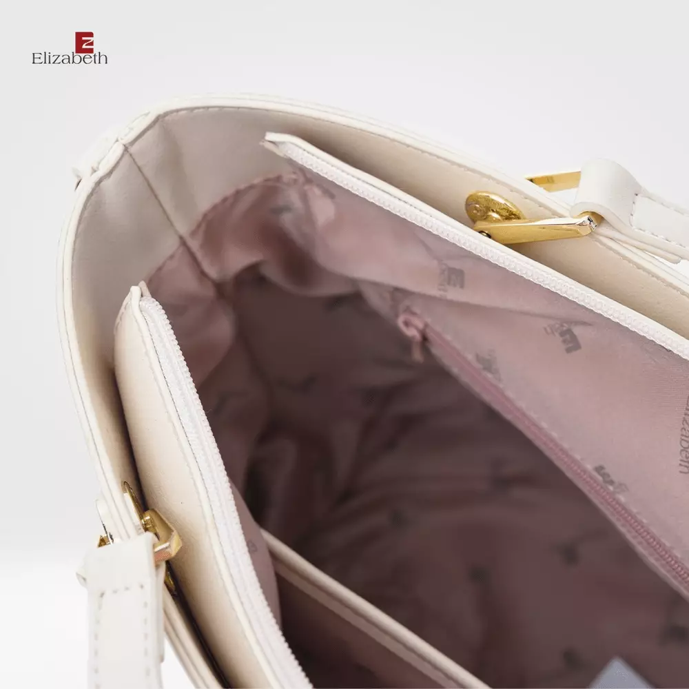 Tas Elizabeth Tote Bag 0055-6030 Light Cream