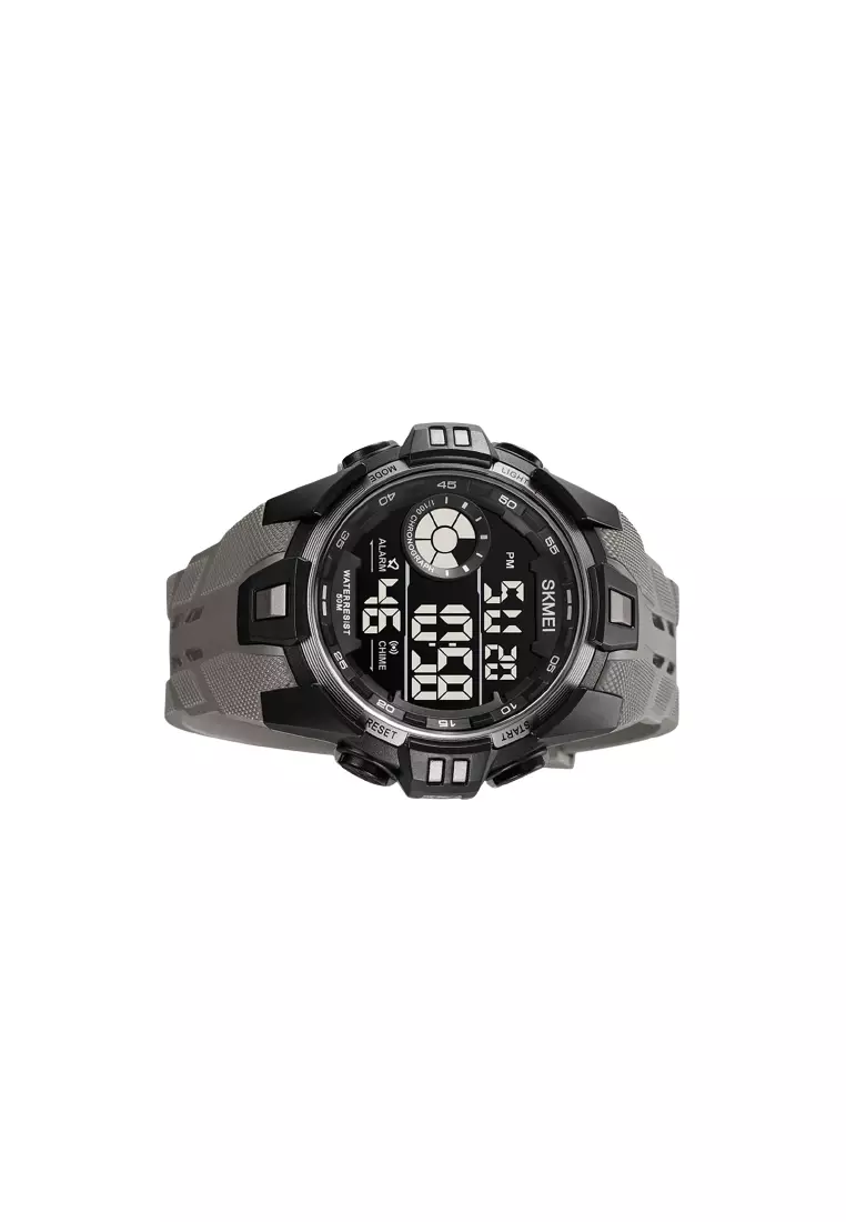 Jam Tangan Digital Sport Chrono Material TPU BK09 Waterproof ORIGINAL