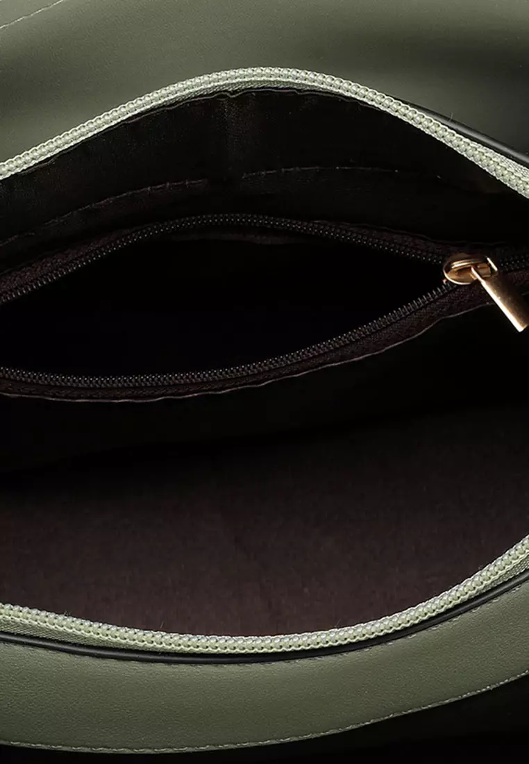 Top Handle Bag / Sling Bag / Crossbody Bag - Green