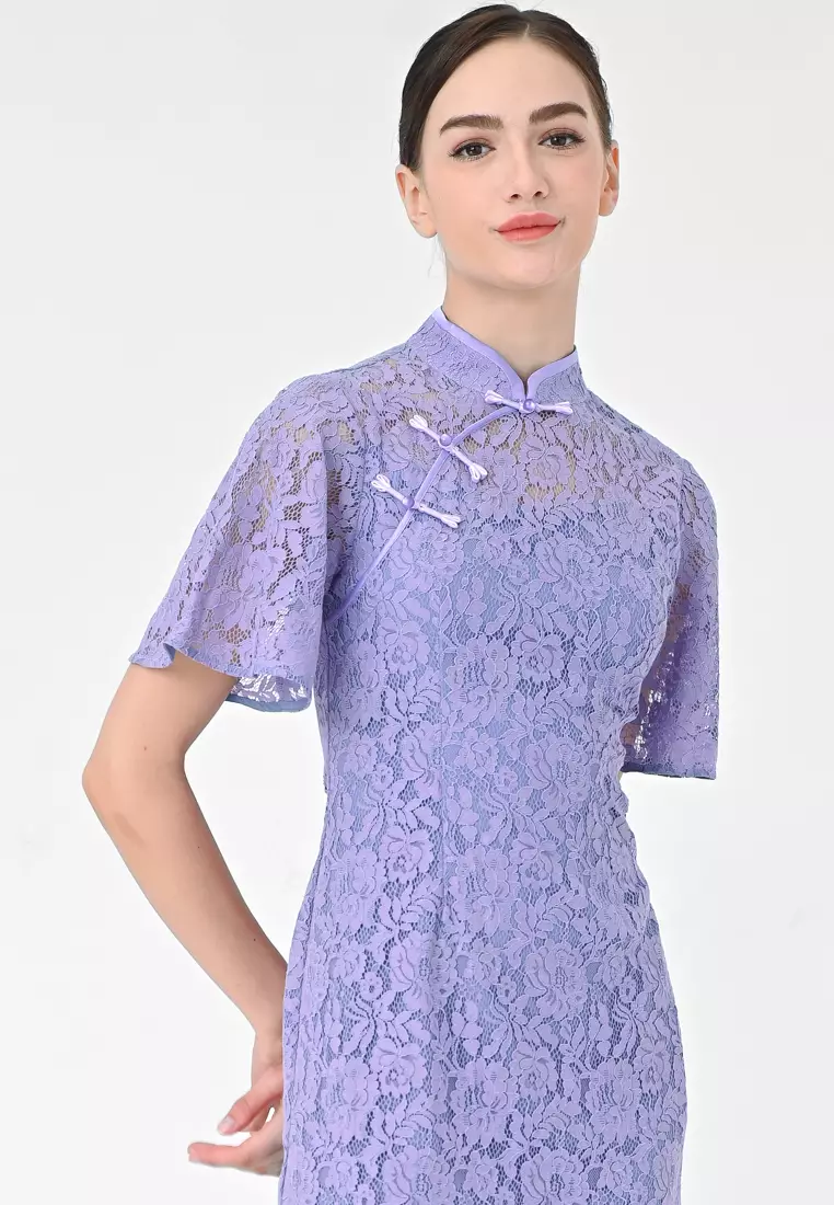 chinese dress ladies Bébé Orchid Radiance Tulle Dress – Tutu Du Monde US main image 0