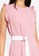 ZALORA pink Ruffled Sleeves Dress With Belt A84ADAA3B26607GS_3
