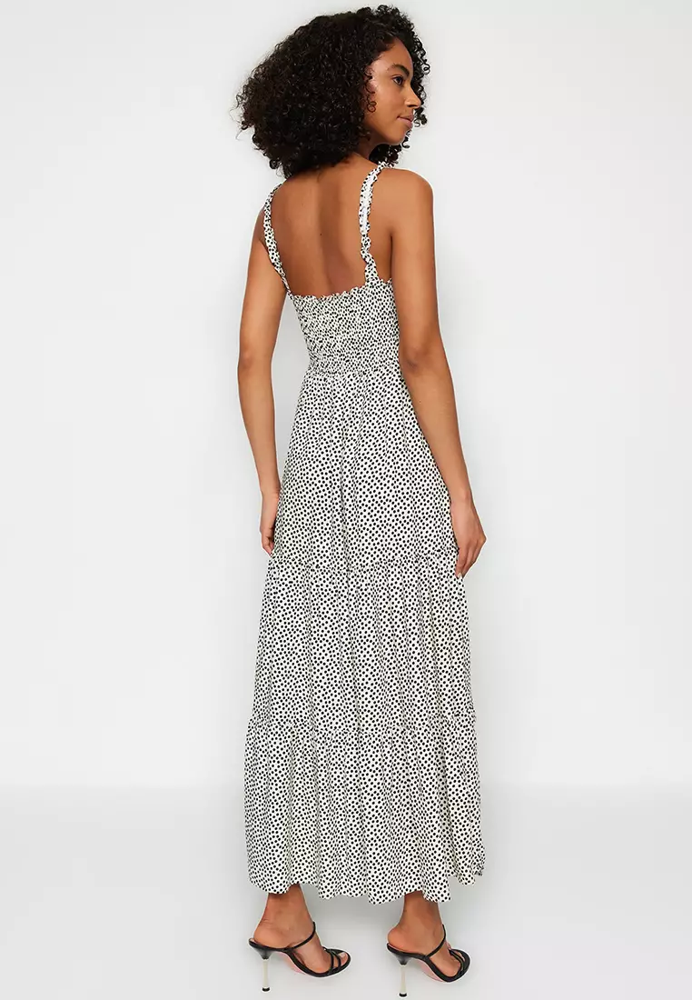 Polka Dot Dress with Straps