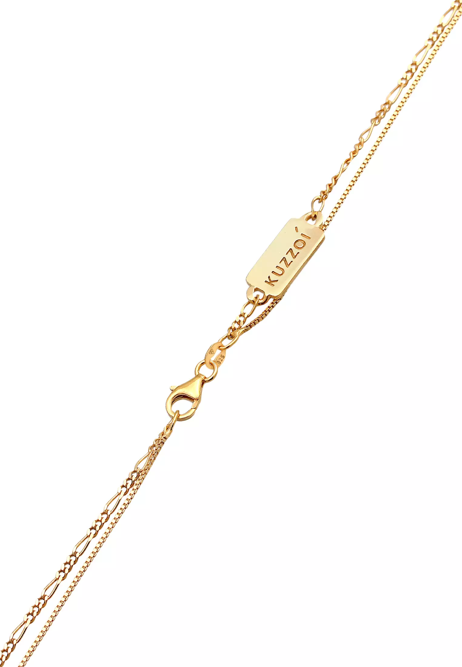 Necklace Men Cross Pendant Layer Religion Gold Plated