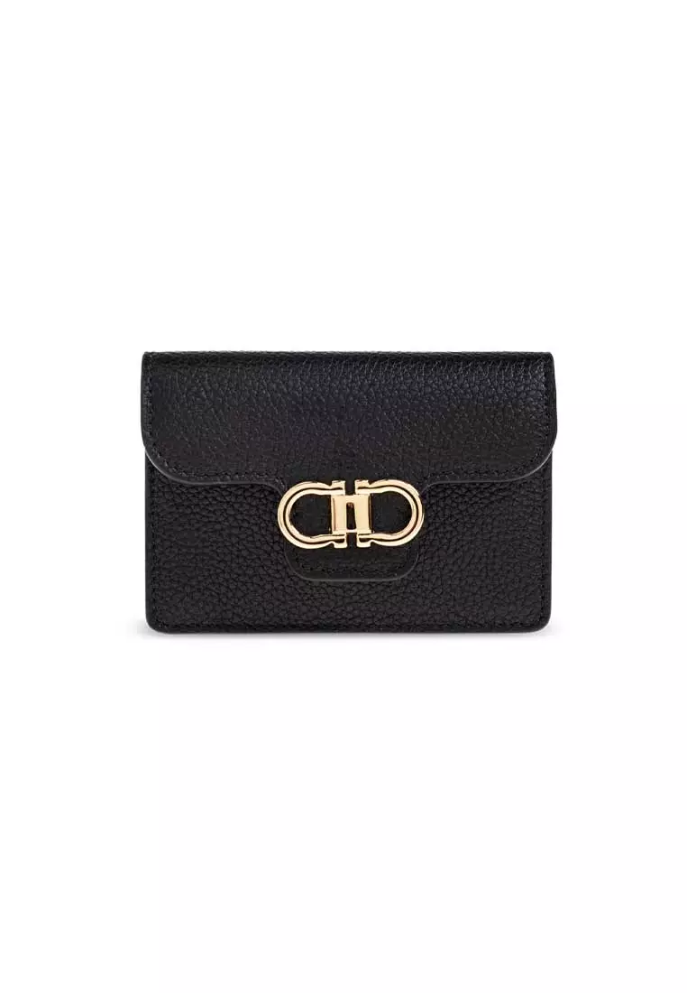 Gancini Key/Card Holder Black 785795