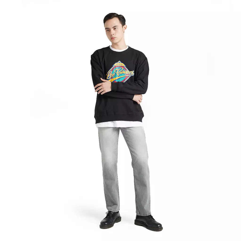 LEE COOPER SWEATER CHAMPION BLACK