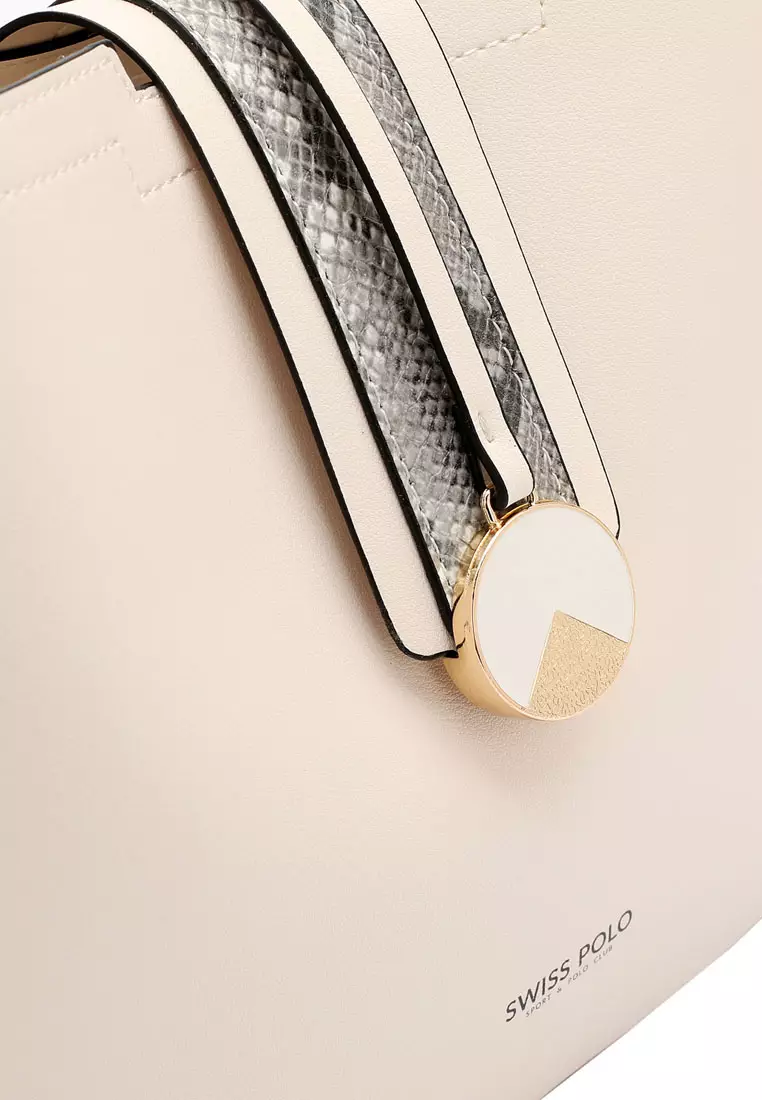 Top Handle Bag / Sling Bag / Crossbody Bag - White