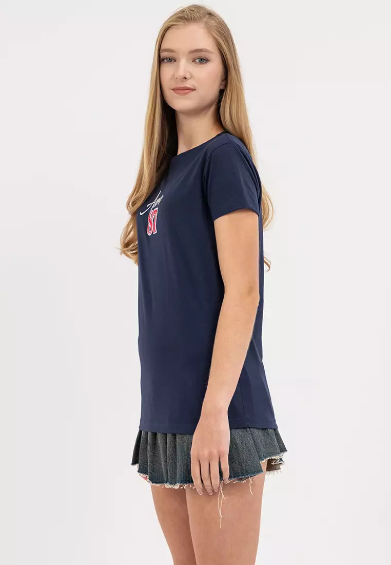 Ladies Logo 87 Tee Navy Blue