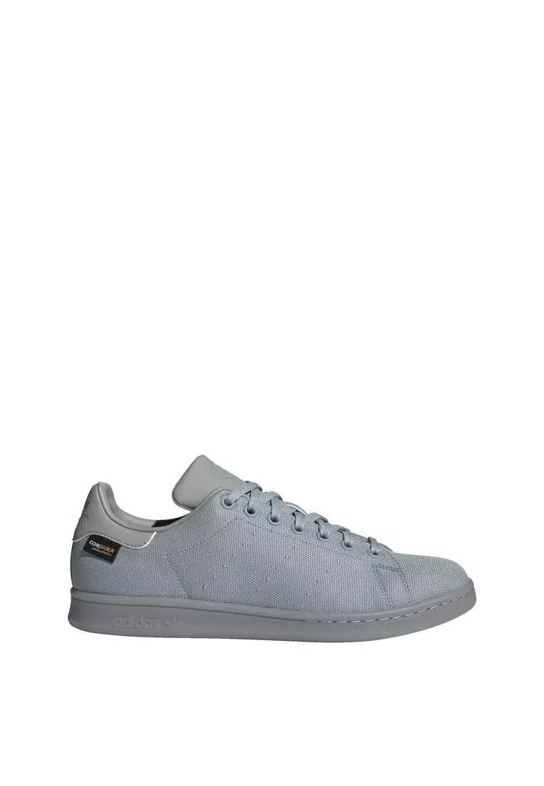 Adidas stan smith top solid grey black