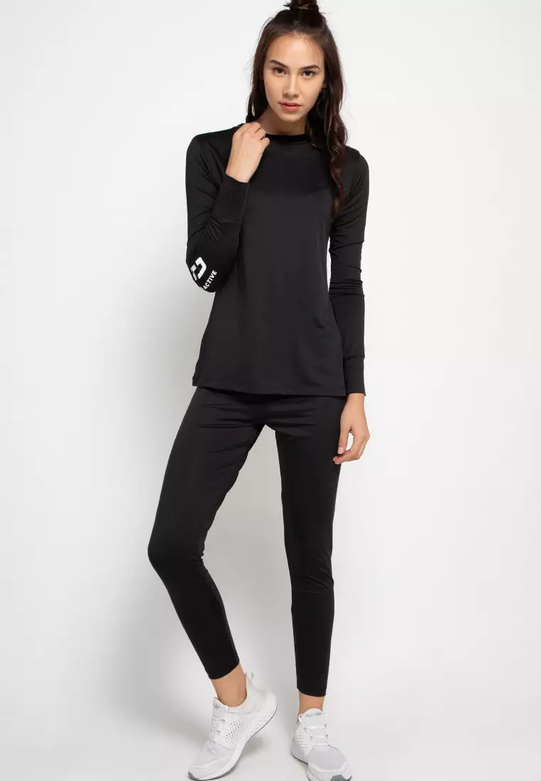 Td Active LS006 Sport Inner Wanita Hitam