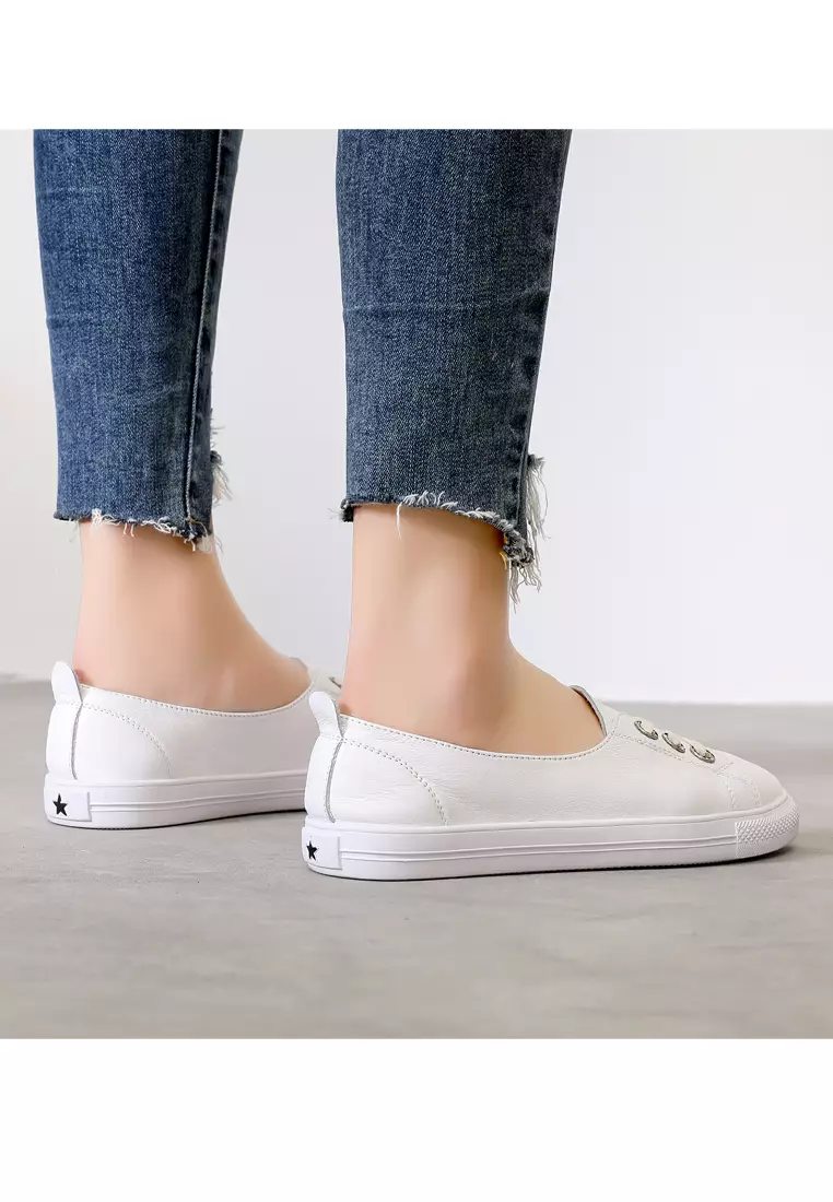 Smart Causal Leather Sneakers RX12809