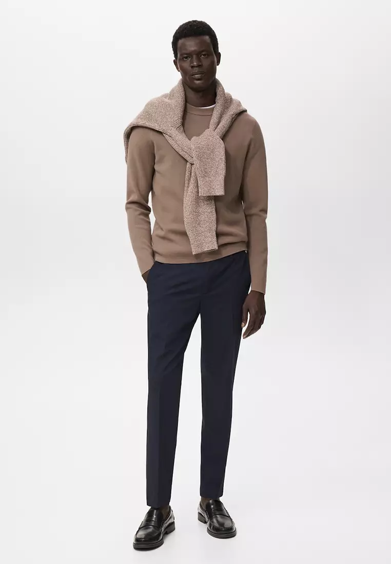 Bologna Slim-Fit Comfort-Stretch Trousers