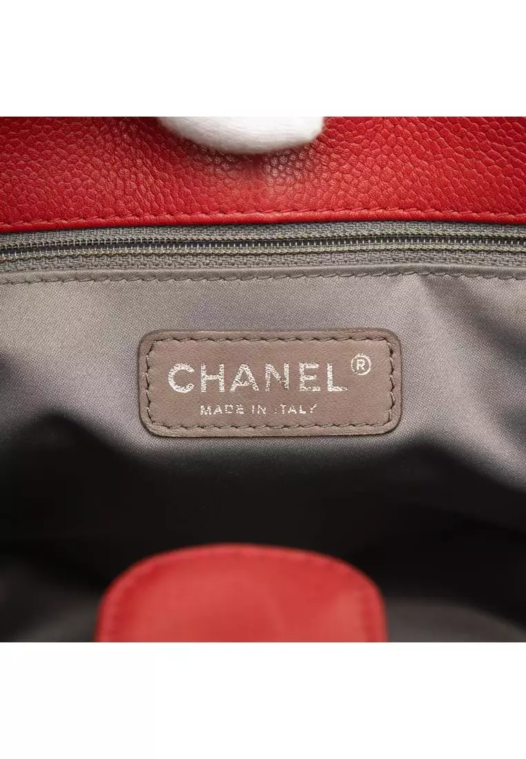 Pre-Loved Chanel Caviar Petite Shopping Tote