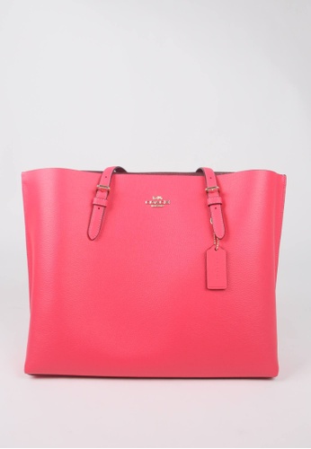 COACH Coach Mollie 1671 Tote Bag In Eletric Pink | ZALORA Malaysia