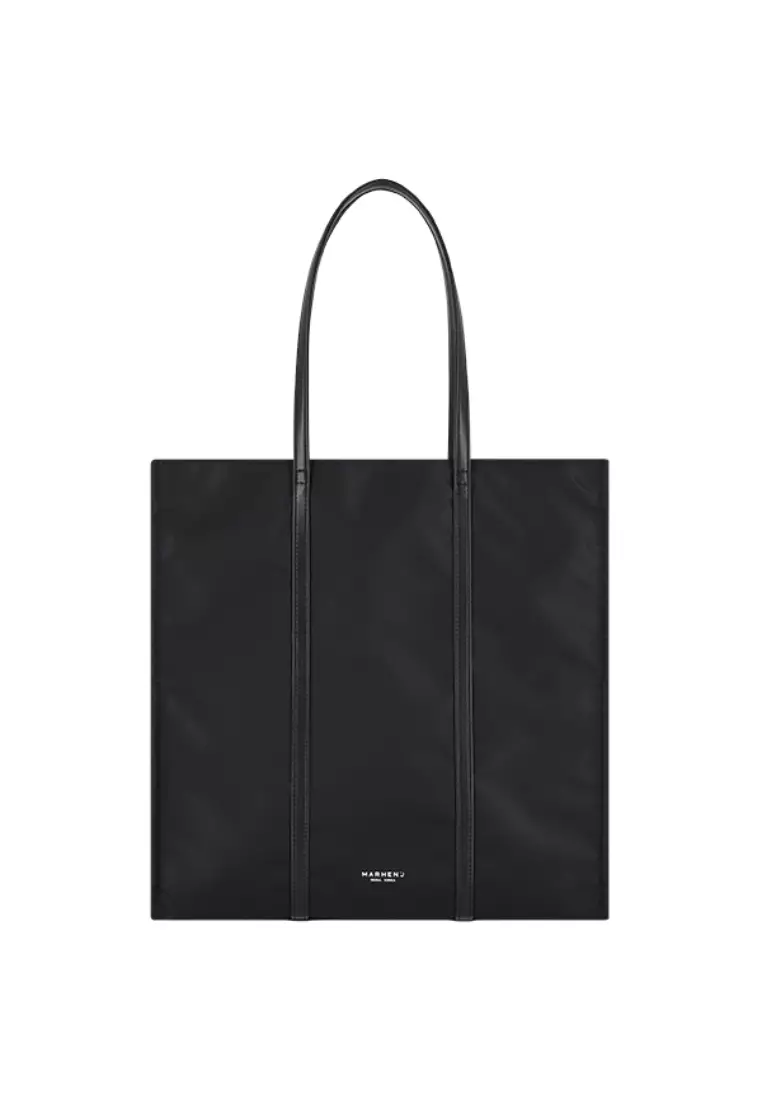 All black top tote