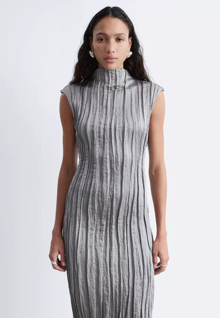 Crêpe Midi Dress