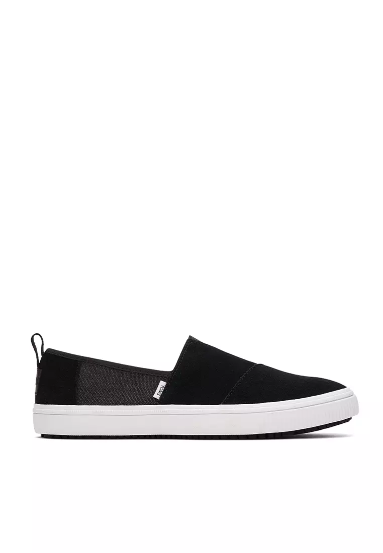 Discount on Toms  shoes - SKU: Sneakers Alpargata Terrain Men - Water Resistant Black Suede/Canvas