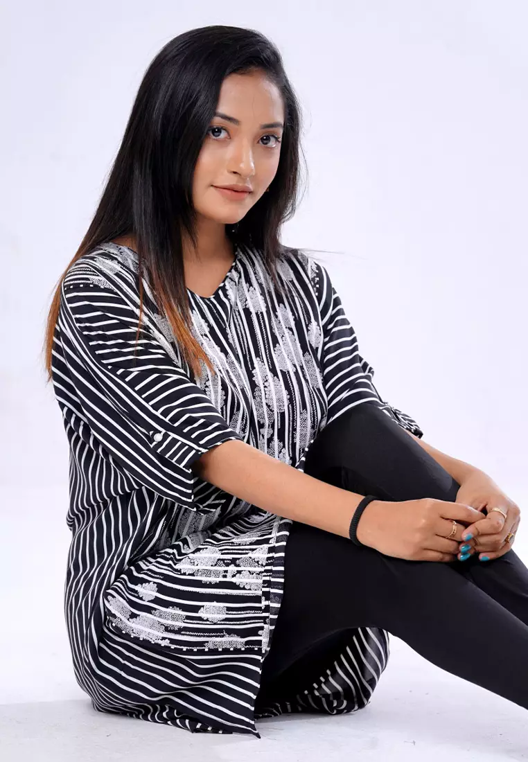 Le Reve Hi-Low Column Style Tunic