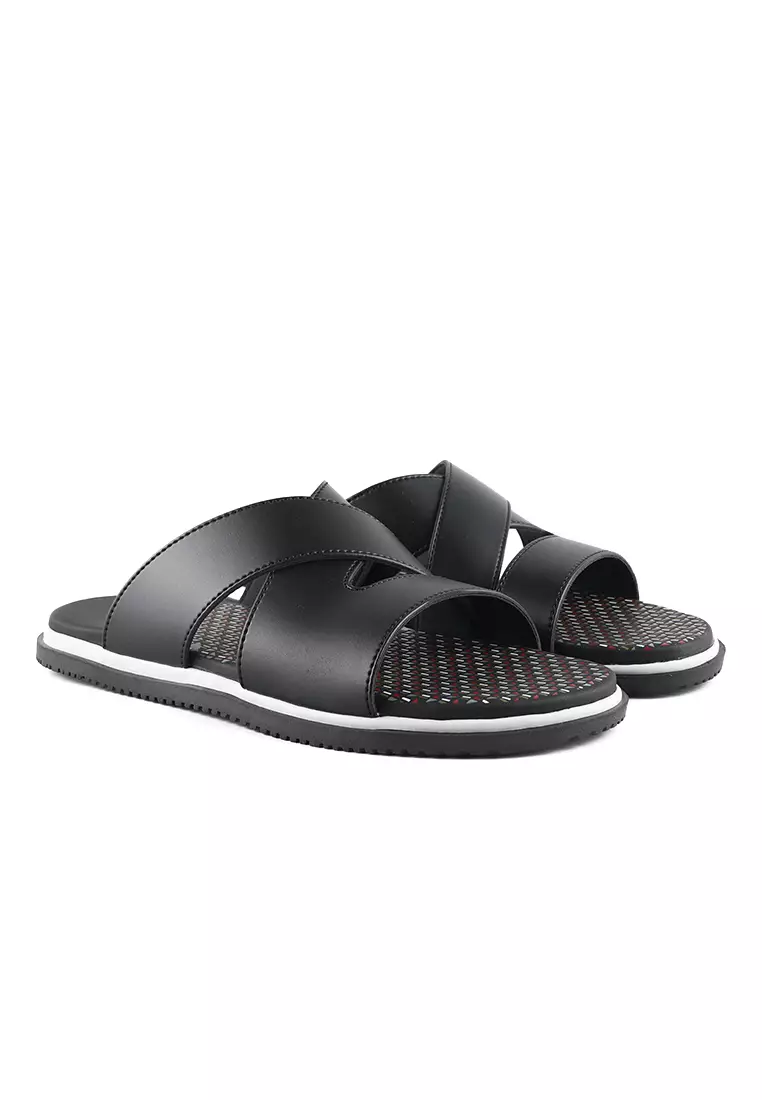 Jackson Zeno 1JSS Black - Sandal Pria