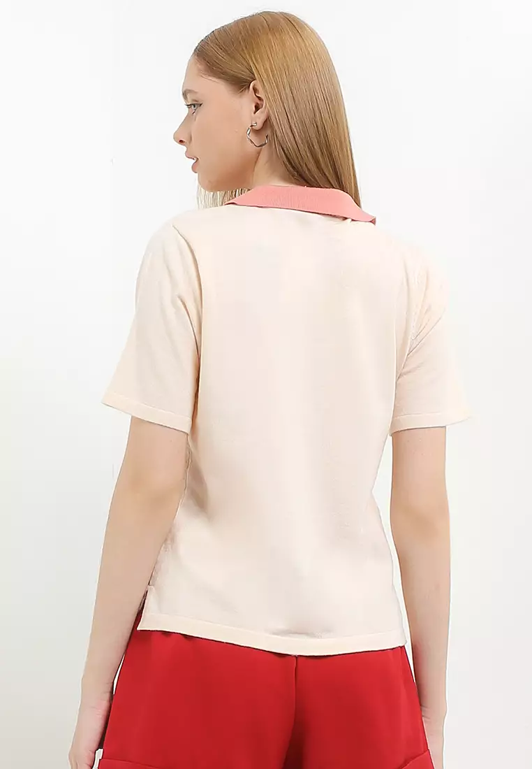 Pp Kalin Contrast Collar Polo