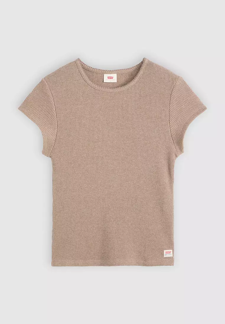 Levi's® Women's Dry Goods Waffle Cap-Sleeve Tee (003PW-0003)
