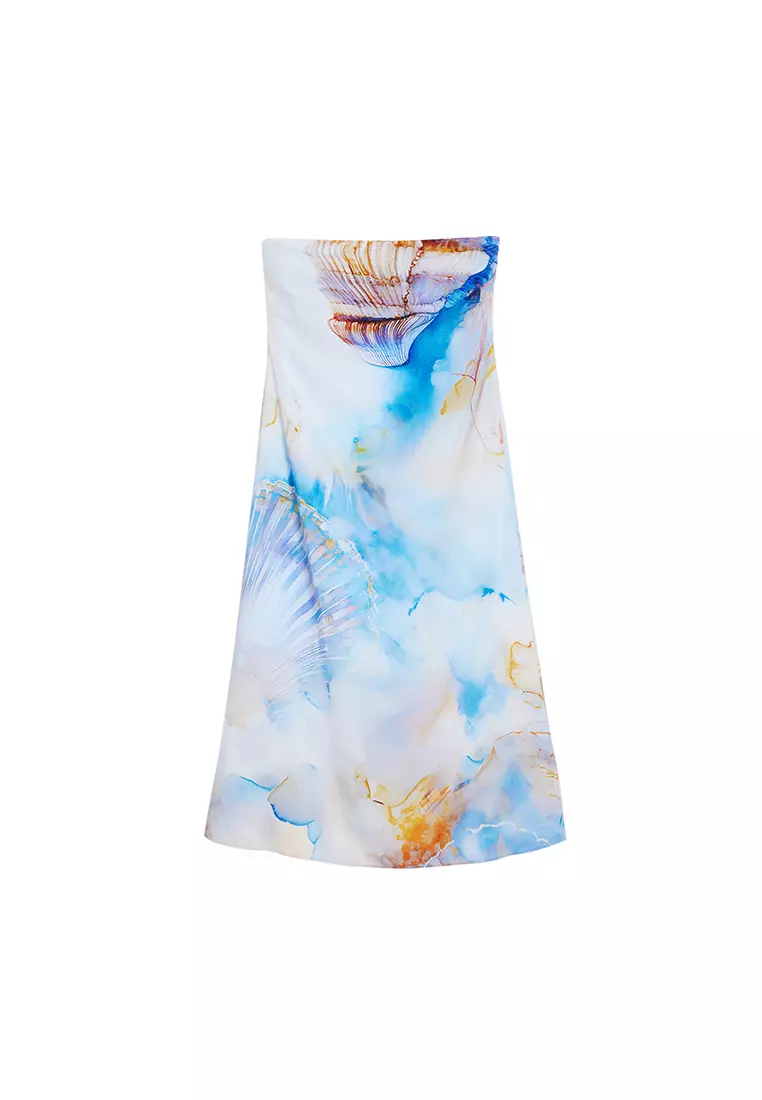 Bardot dress with shells