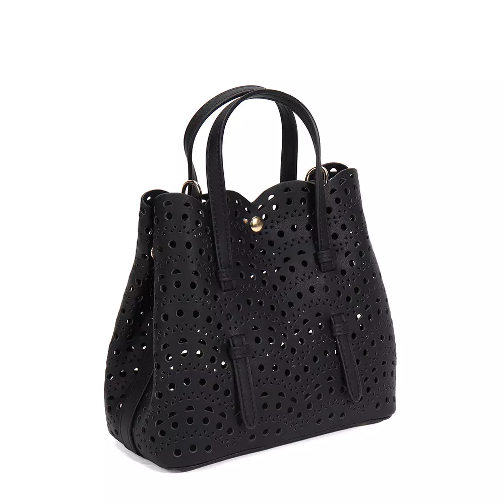 En-ji Sosan Handbag Wanita Warna Black