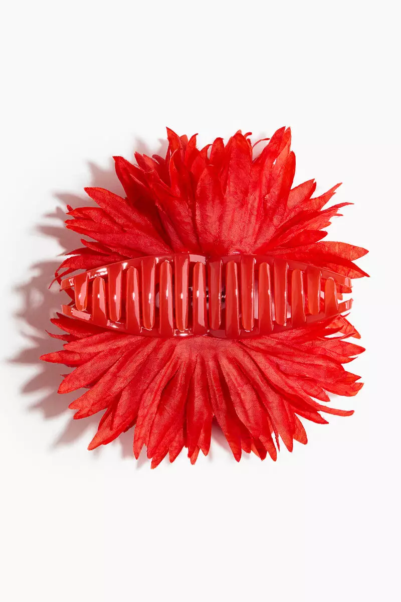 Flower-look hair claw