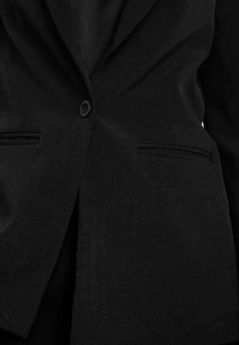 Classic Double-Weave Blazer