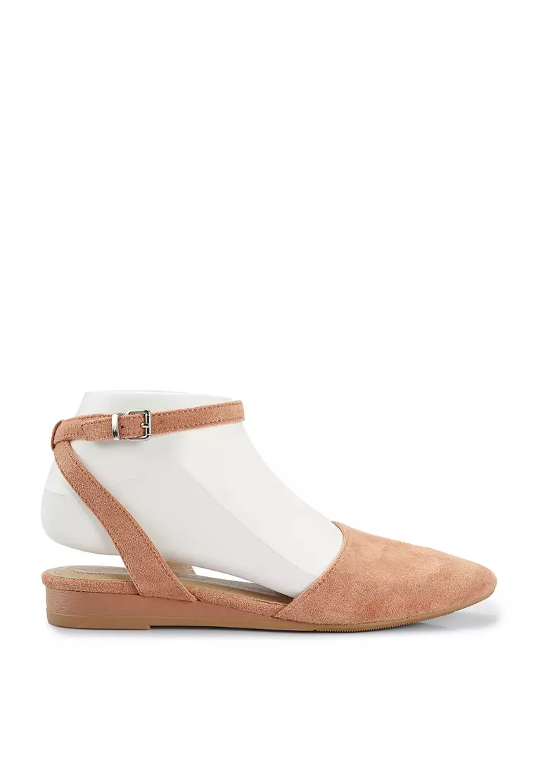 Casual ankle strap flats online