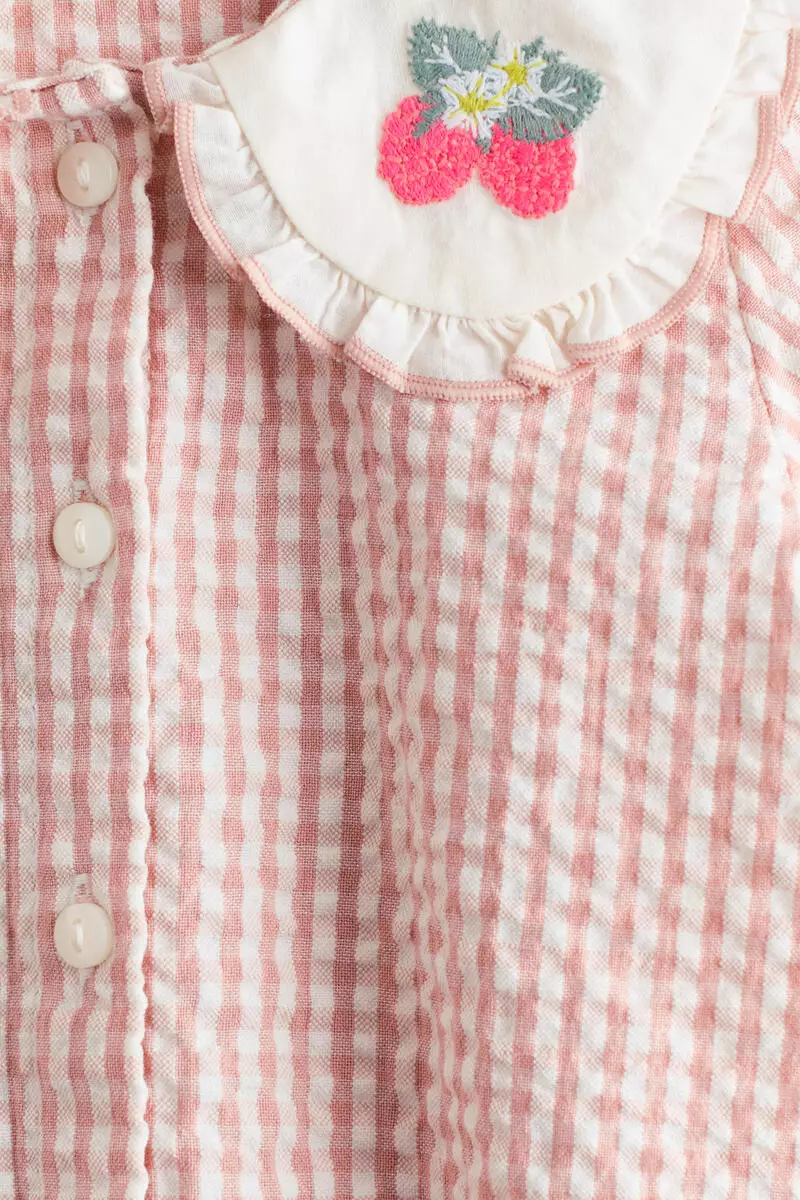 2-piece cotton seersucker set