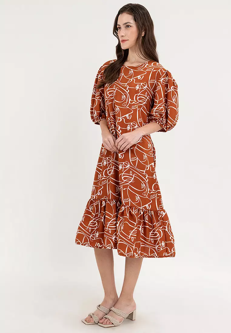 Serena Printed Dress