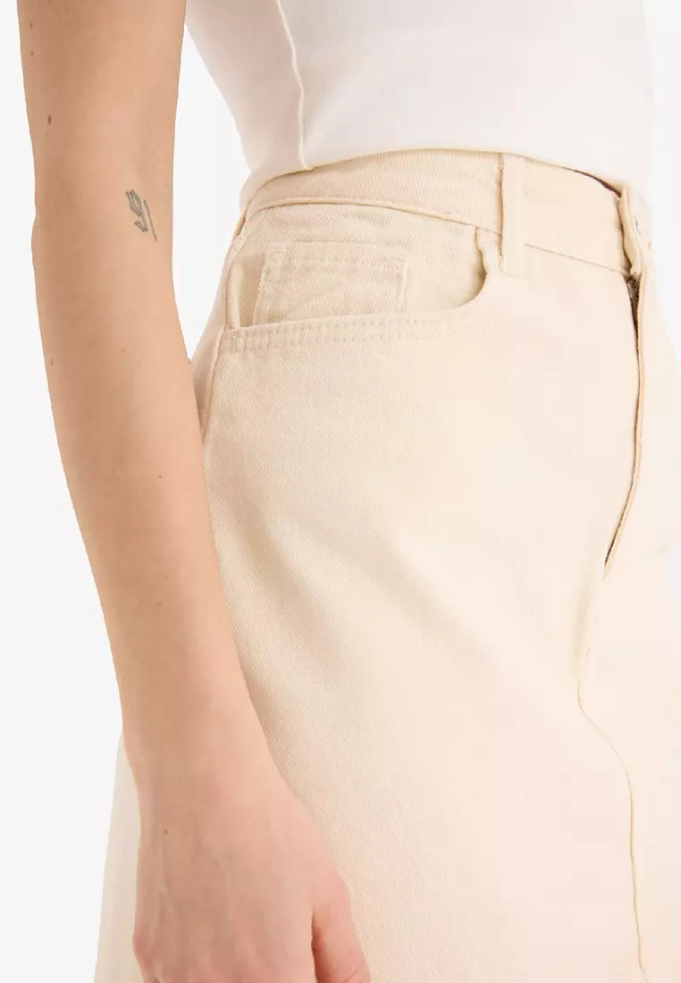 Coool Normal Waist Gabardine Mini Skirt E5346Ax25Sp