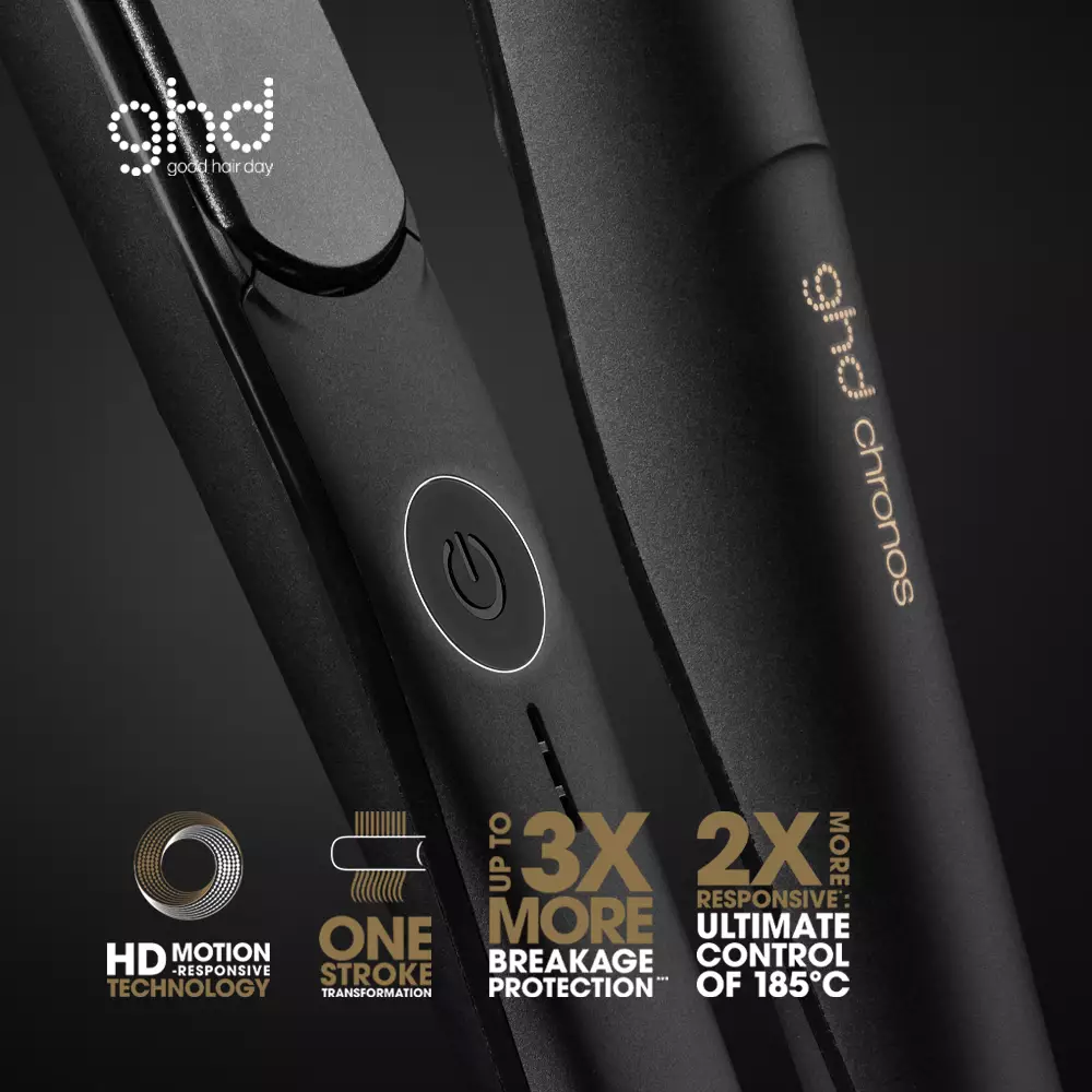 ghd Chronos HD Motion Styler Black - Catokan Pelurus Rambut