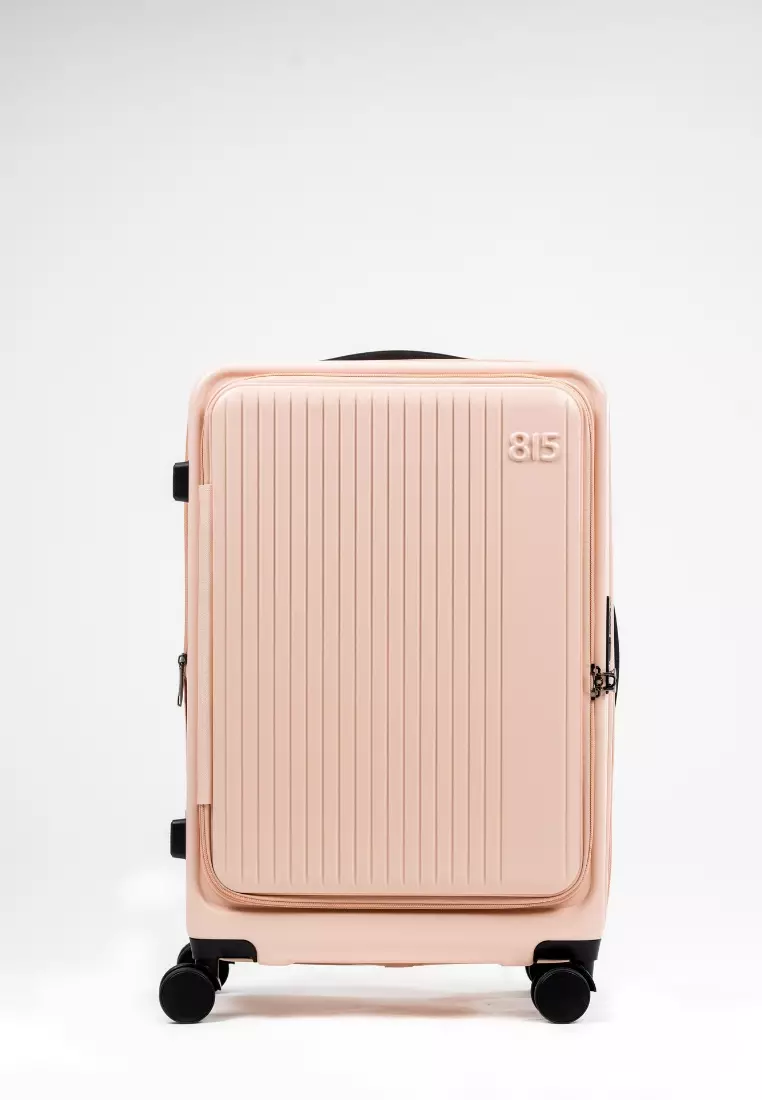 Alpha 3pcs Set 20, 24, 28"  Hard Case Luggage in Blush Pink