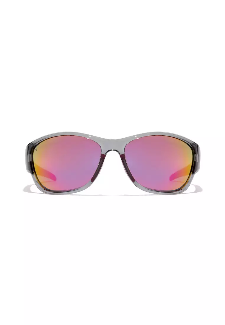 HAWKERS Grey Nebula RAVE Sunglasses for Men and Women, Unisex. UV400 Protection. Official Product designed in Spain