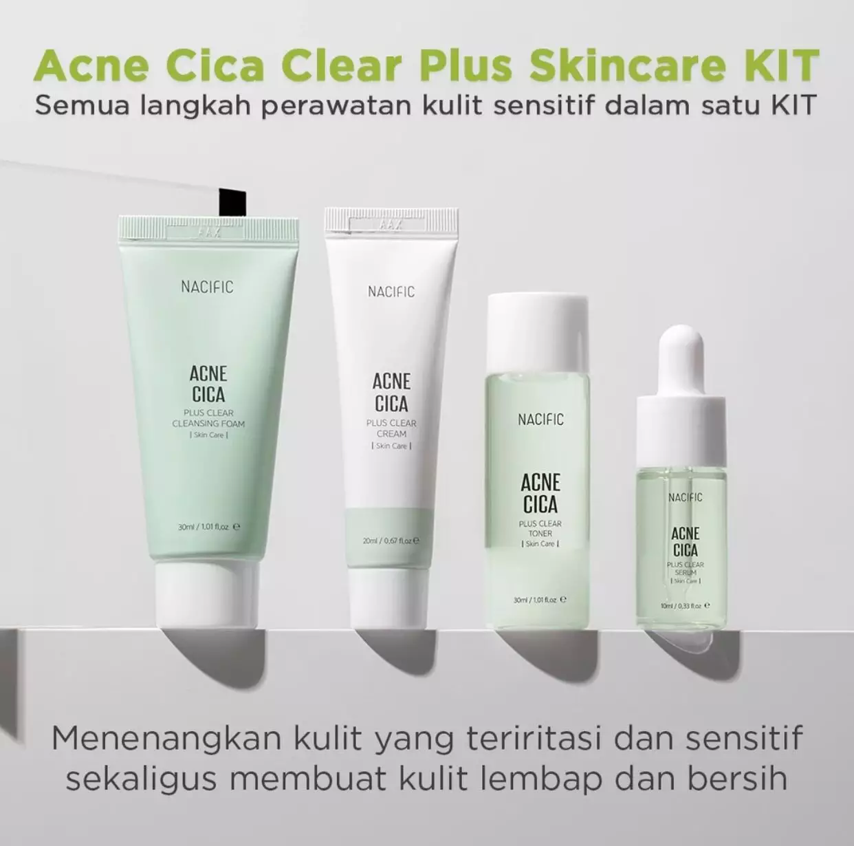 Nacific Acne Cica Plus Clear KIT Skincare Renew
