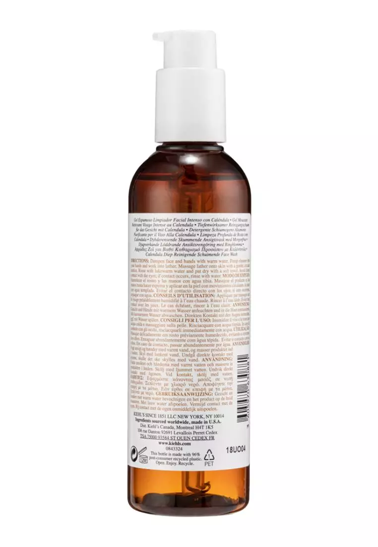 Kiehl's Calendula Deep Cleansing Foaming Face Wash 230ml