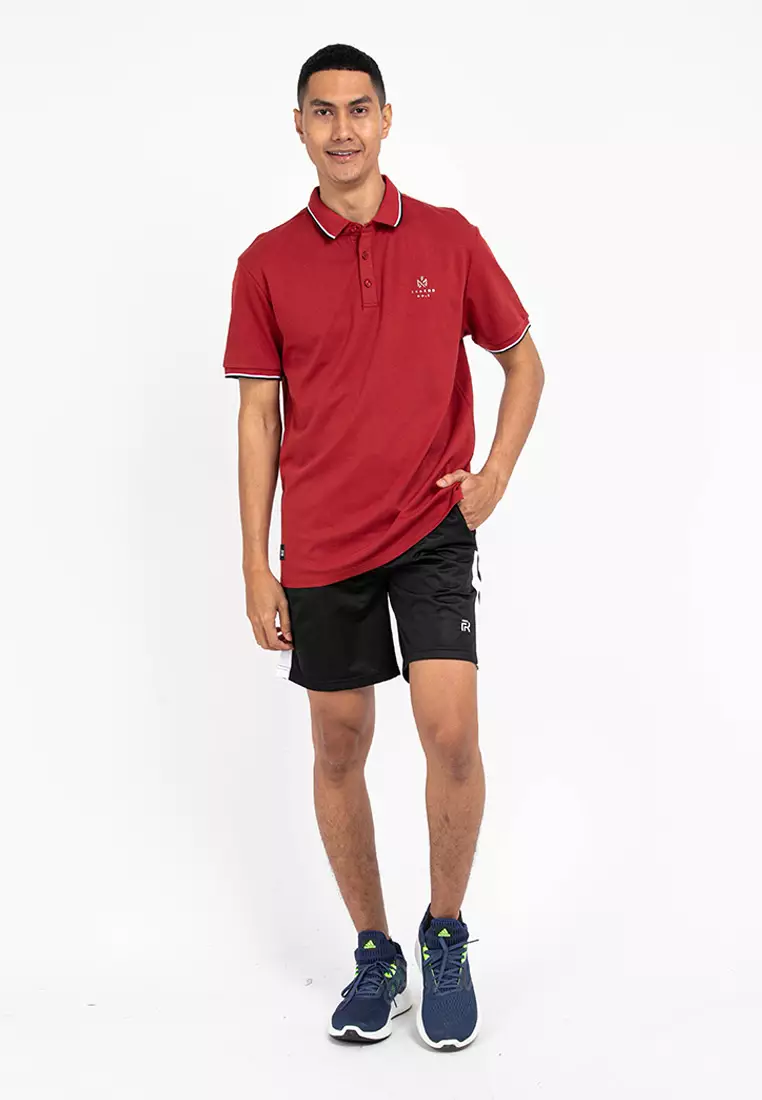 Forest Premium Weight Cotton Polo Tee 220gsm Interlock Knitted Polo T Shirt | 23761-58BrickRed
