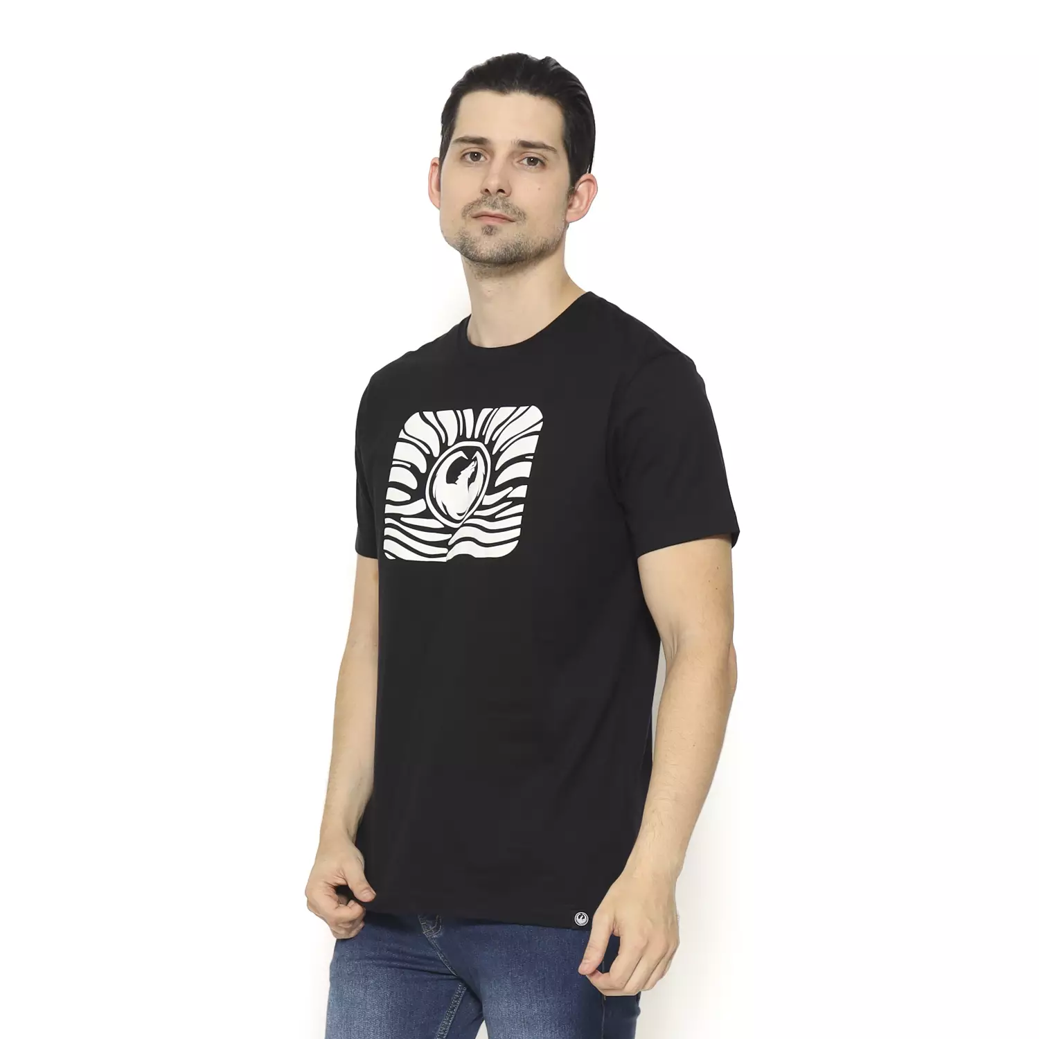 Dragon Kaos Lengan Pendek Dusk Men Tee Black Planet Surf
