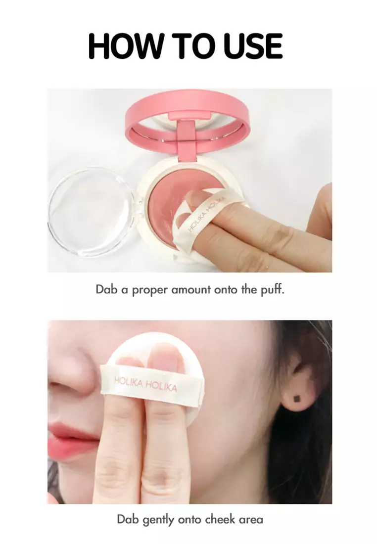 Holika Holika Jelly Dough Blusher - 02 Grapefruit Jelly