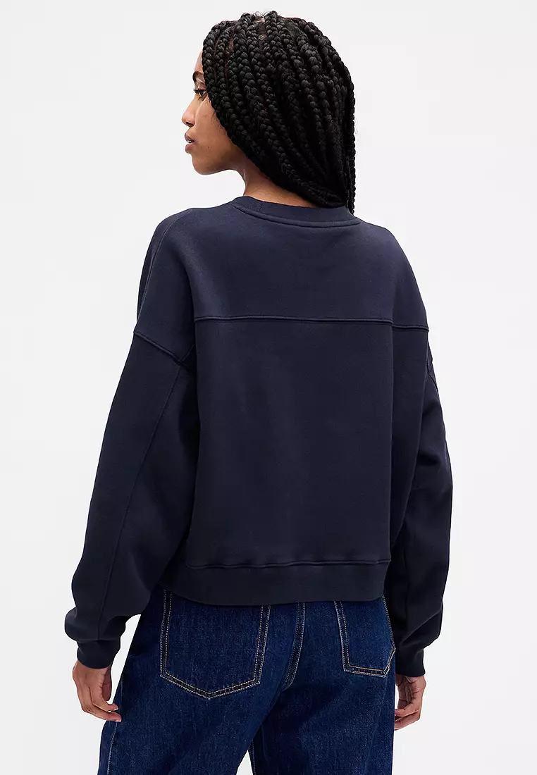 Logo Wedge Pullover Sweatshirt