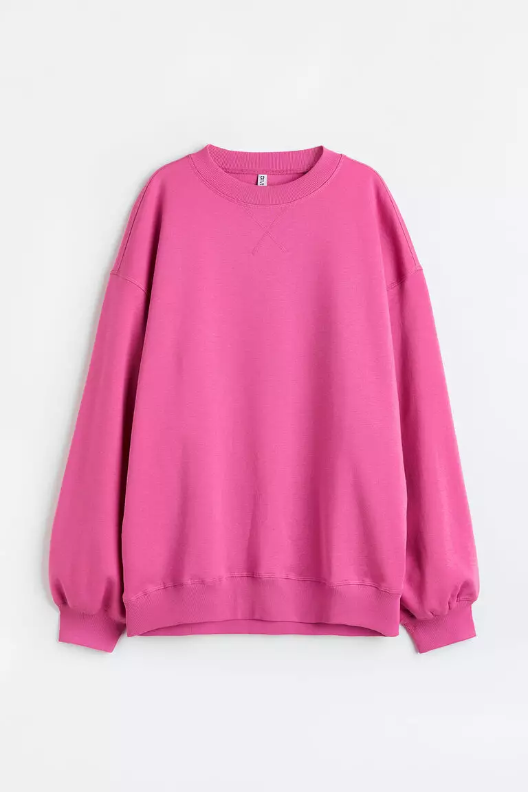 Jual H&M Oversized sweatshirt Original 2024 ZALORA Indonesia